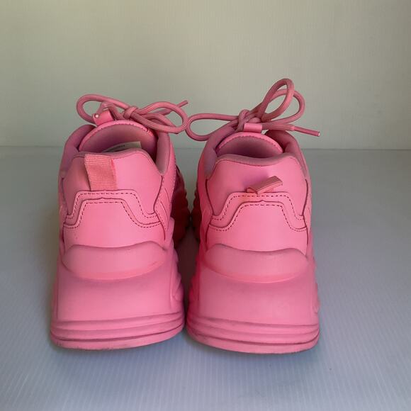 Steve Madden Girl Wave Pink Chunky Platform Sneakers Size 6 Y2K  Festival - Picture 10 of 10